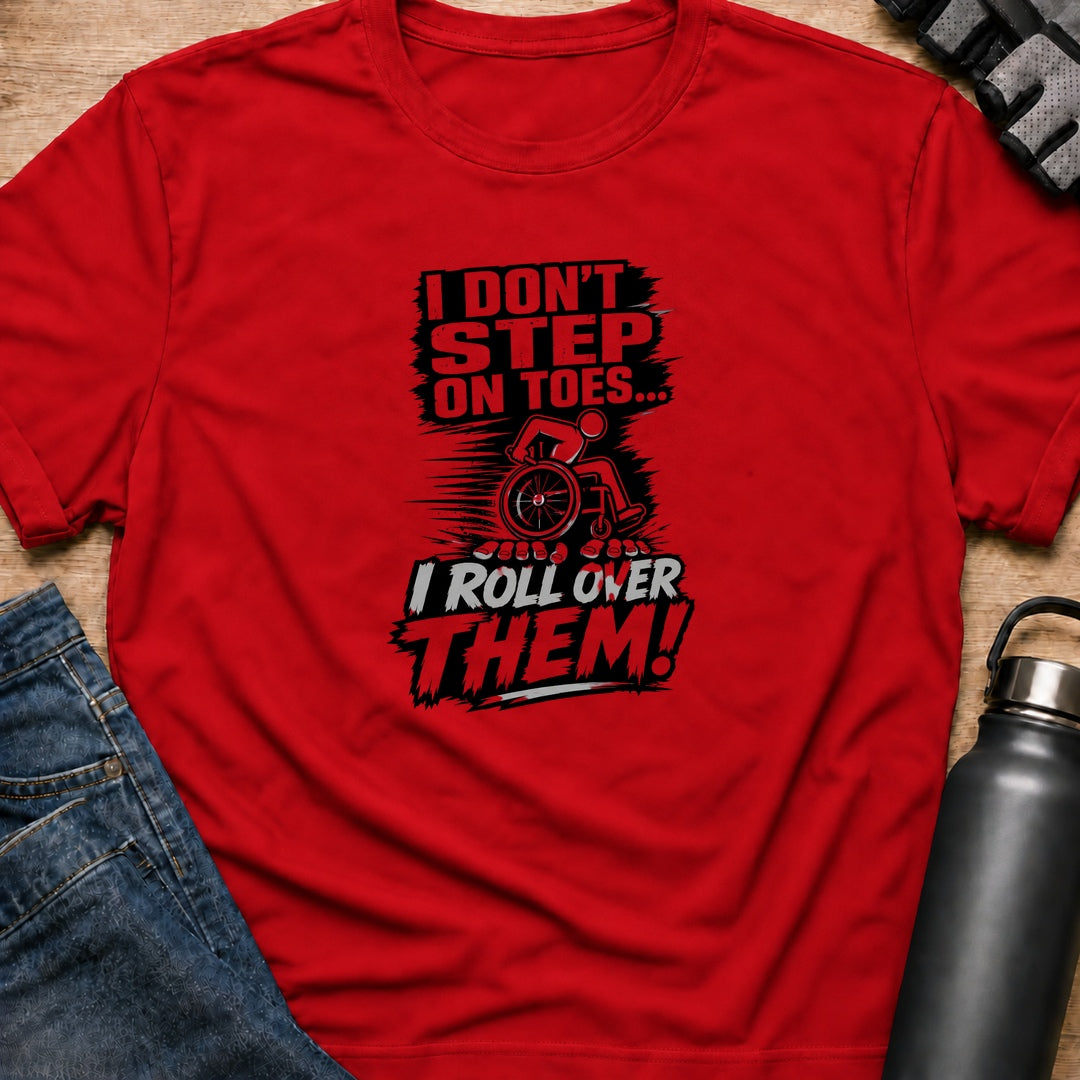 Printify T-Shirt Red / S Step On Toe's T-Shirt Step On Toe's T-Shirt