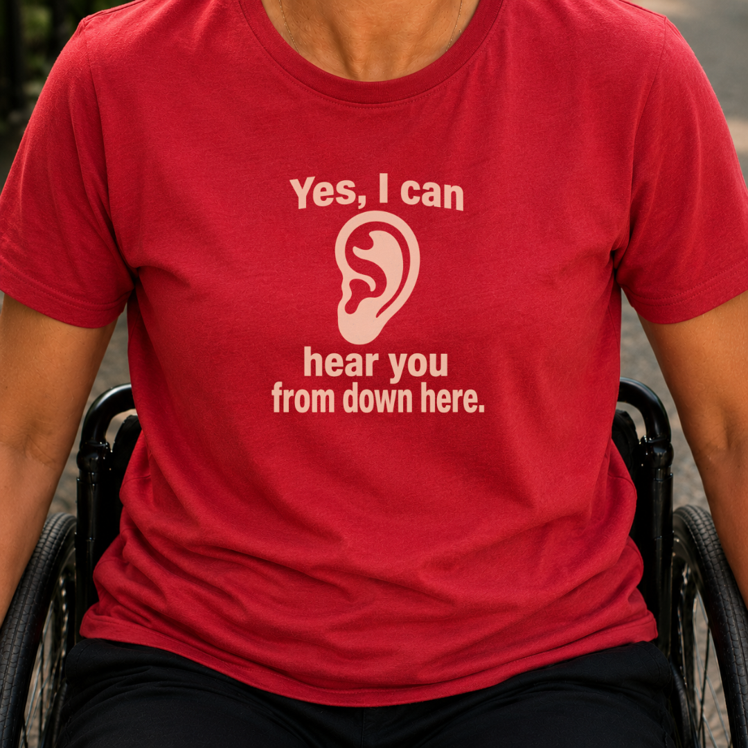 Printify T-Shirt Red / S Yes I Can T-Shirt Yes I Can T-Shirt