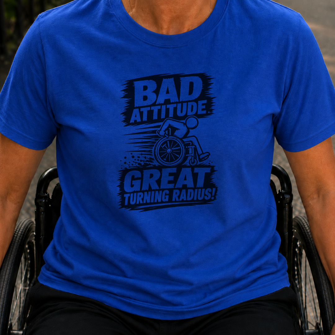 Printify T-Shirt Royal / S Bad Attitude T-Shirt Bad Attitude T-Shirt