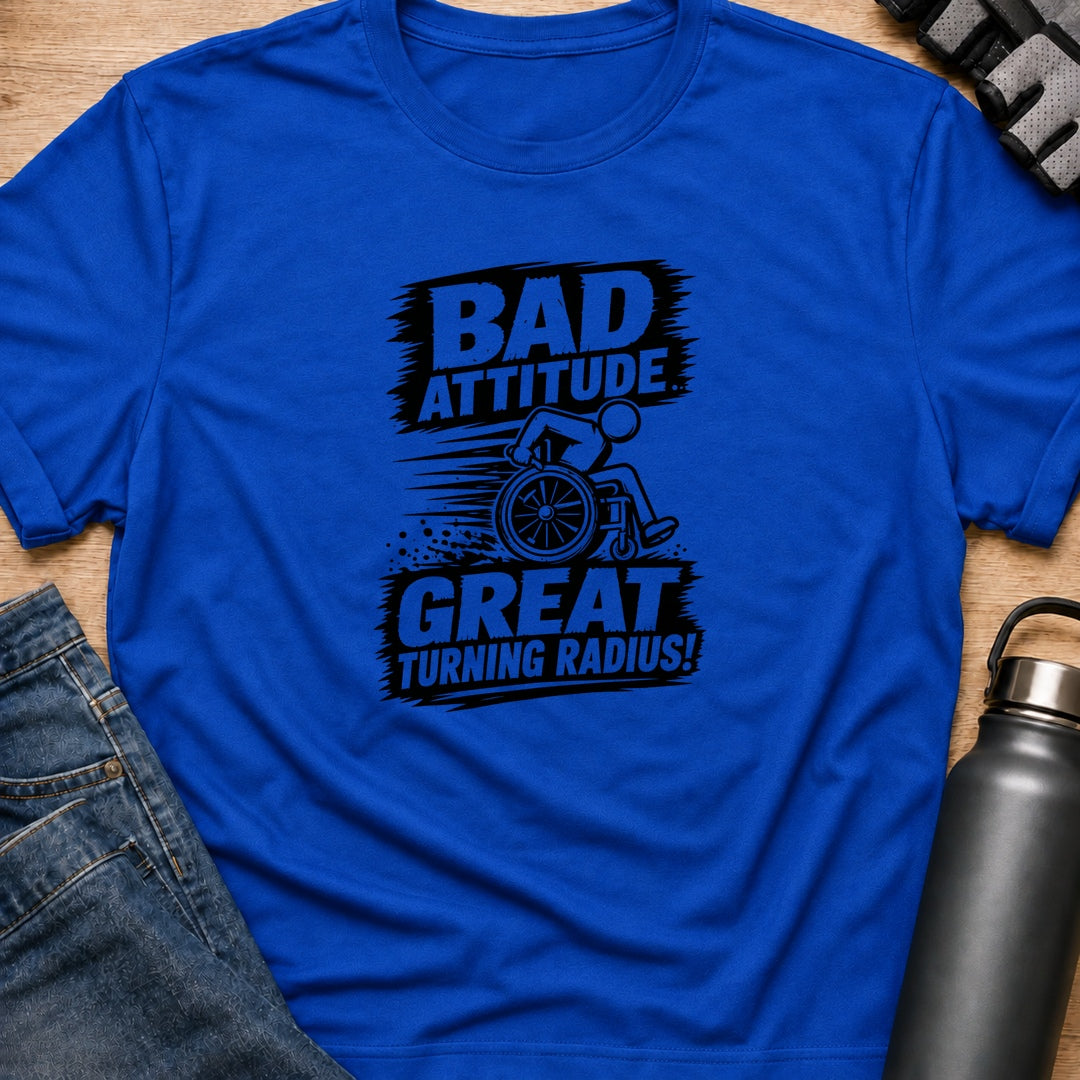 Printify T-Shirt Royal / S Bad Attitude T-Shirt Bad Attitude T-Shirt