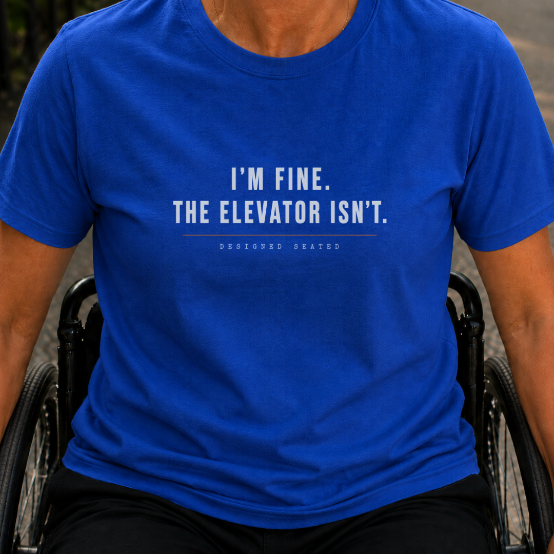 Printify T-Shirt Royal / S Elevator Isnt T-Shirt Elevator Isnt T-Shirt