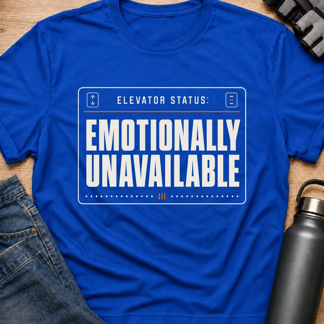 Printify T-Shirt Royal / S Emotionally Unavailable T-Shirt Emotionally Unavailable T-Shirt