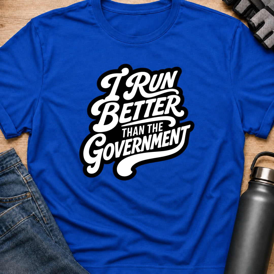 Printify T-Shirt Royal / S i run better T-Shirt i run better T-Shirt
