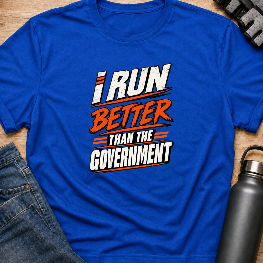 Printify T-Shirt Royal / S I Run T-Shirt I Run T-Shirt