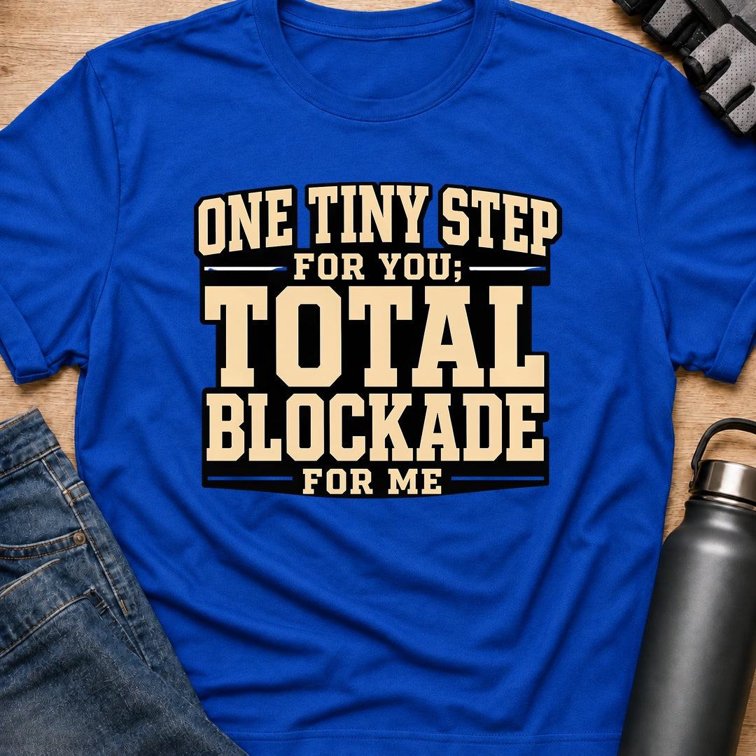 Printify T-Shirt Royal / S One Tiny Step T-Shirt One Tiny Step T-Shirt