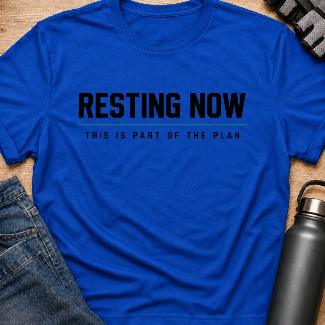Printify T-Shirt Royal / S resting now T-Shirt resting now T-Shirt