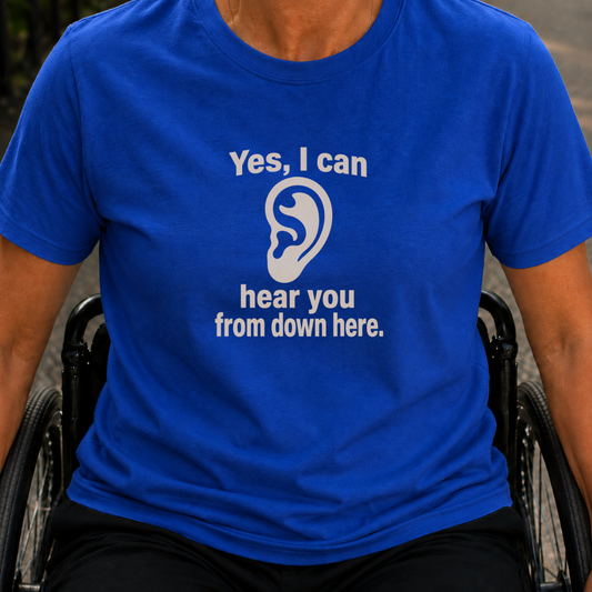 Printify T-Shirt Royal / S Yes I Can T-Shirt Yes I Can T-Shirt