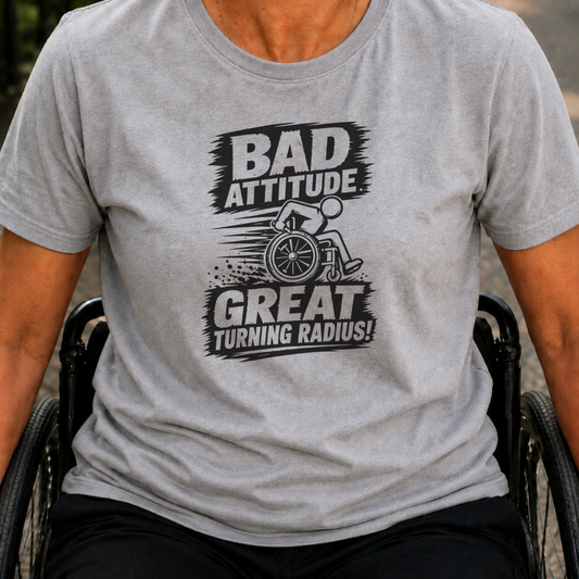 Printify T-Shirt Sport Grey / S Bad Attitude T-Shirt Bad Attitude T-Shirt