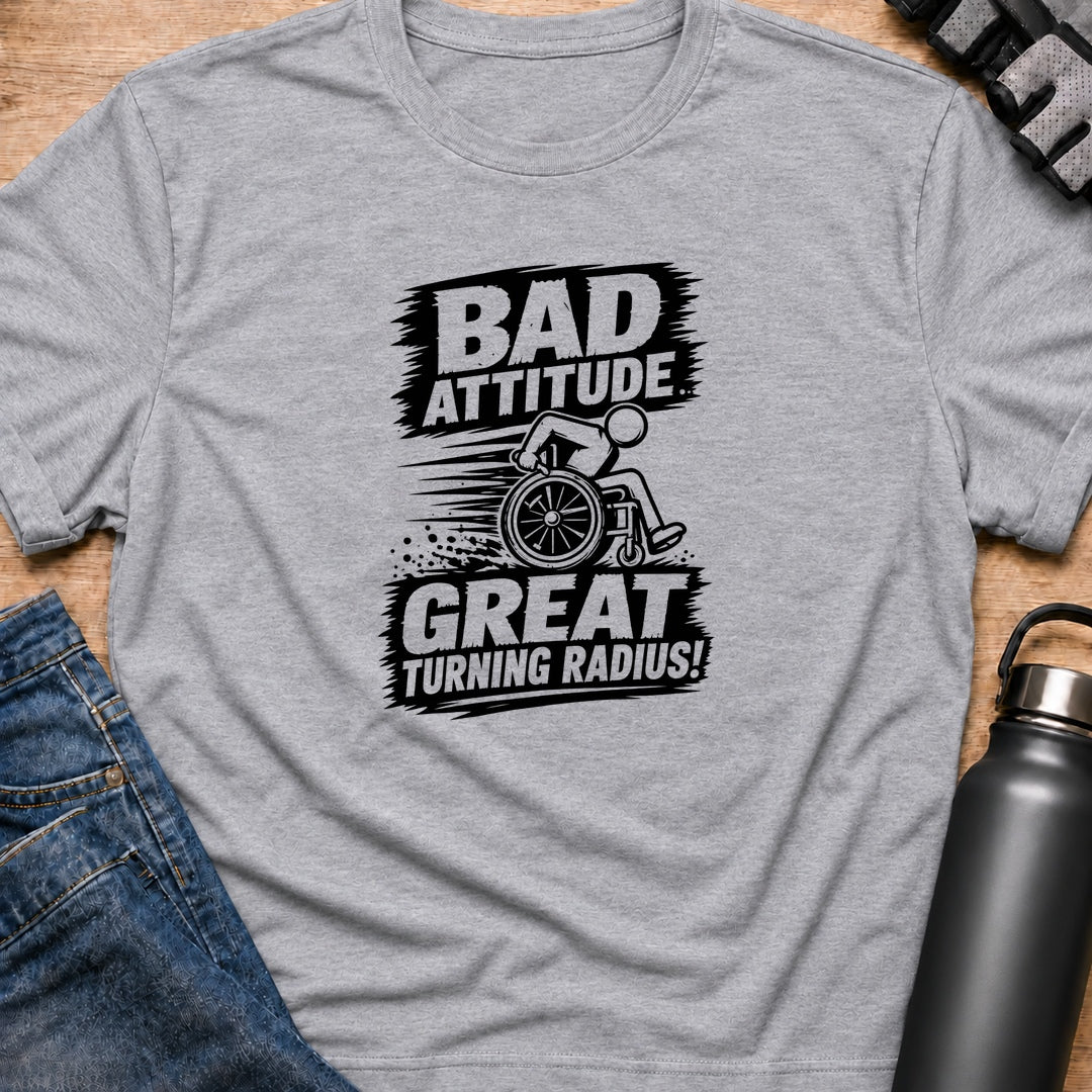 Printify T-Shirt Sport Grey / S Bad Attitude T-Shirt Bad Attitude T-Shirt