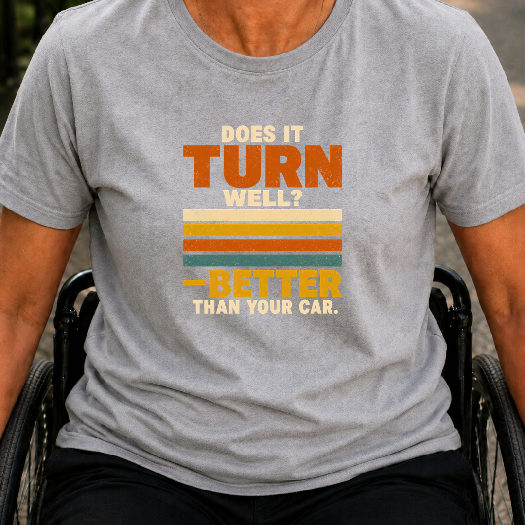 Printify T-Shirt Sport Grey / S Does It Turn Well T-Shirt Does It Turn Well T-Shirt