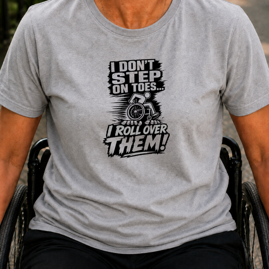 Printify T-Shirt Sport Grey / S I Don't Step On Toe's T-Shirt I Don't Step On Toe's T-Shirt