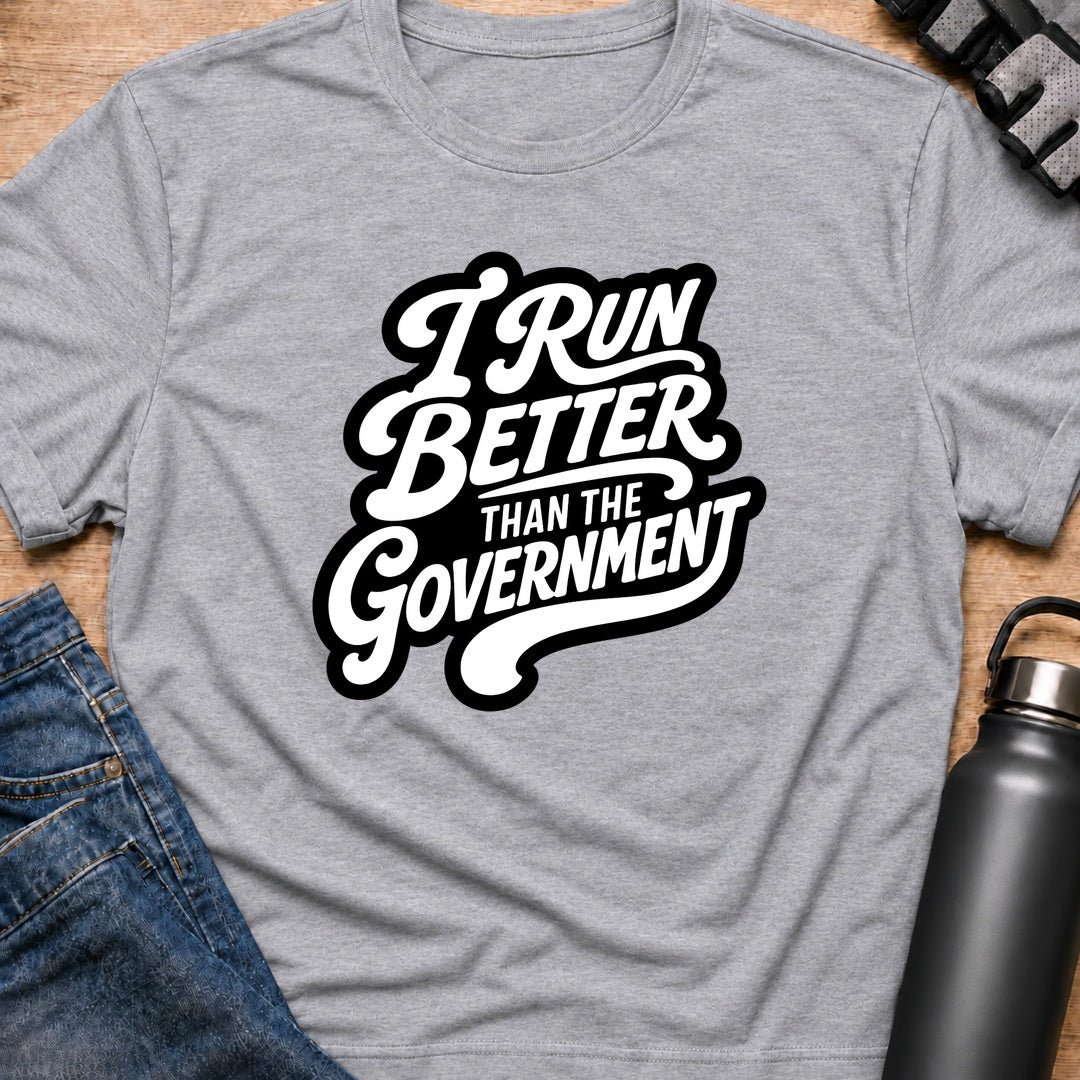 Printify T-Shirt Sport Grey / S i run better T-Shirt i run better T-Shirt