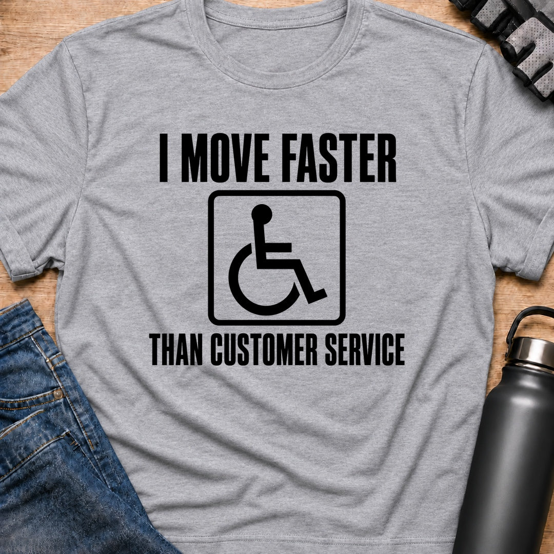 Printify T-Shirt Sport Grey / S Move Faster Than The Government T-Shirt Move Faster Than The Government T-Shirt