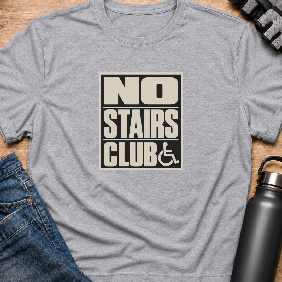 Printify T-Shirt Sport Grey / S No Stairs Club T-Shirt No Stairs Club T-Shirt