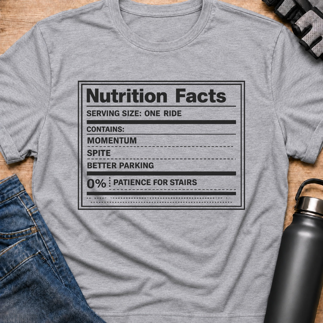 Printify T-Shirt Sport Grey / S Nutrition Facts T-Shirt Nutrition Facts T-Shirt