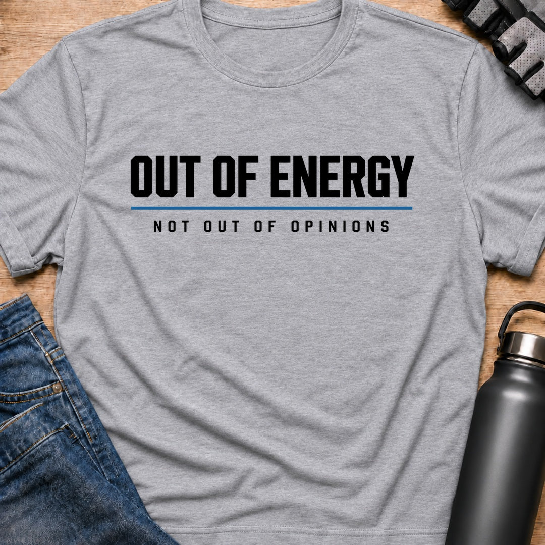 Printify T-Shirt Sport Grey / S out of energy T-Shirt out of energy T-Shirt