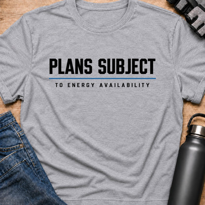 Printify T-Shirt Sport Grey / S plans subject T-Shirt plans subject T-Shirt