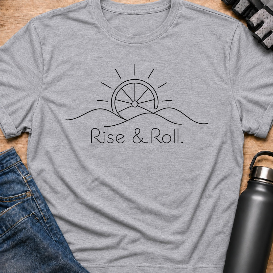 Printify T-Shirt Sport Grey / S Rise & Roll T-Shirt Rise & Roll T-Shirt