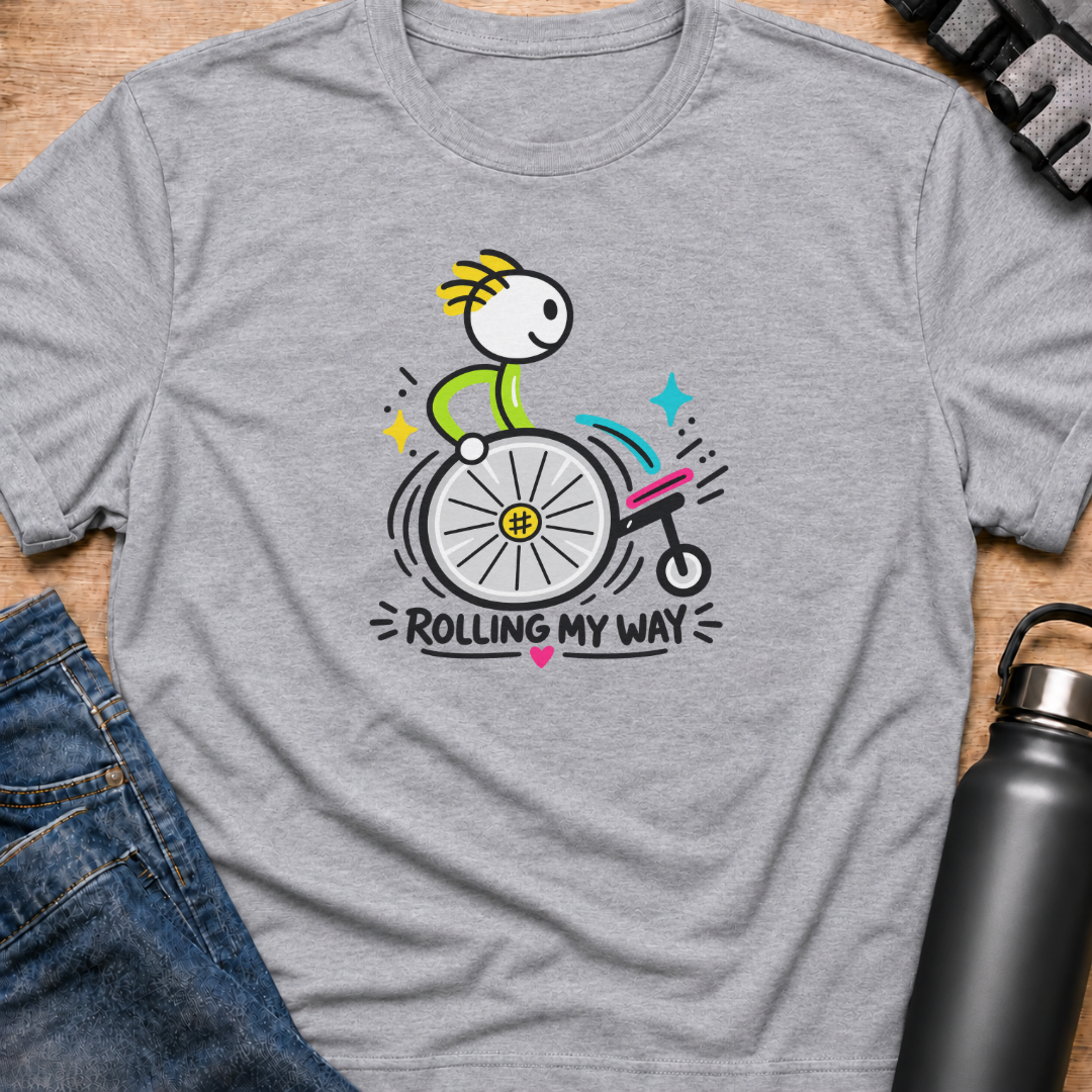 Printify T-Shirt Sport Grey / S Rolling My Way T-Shirt Rolling My Way T-Shirt