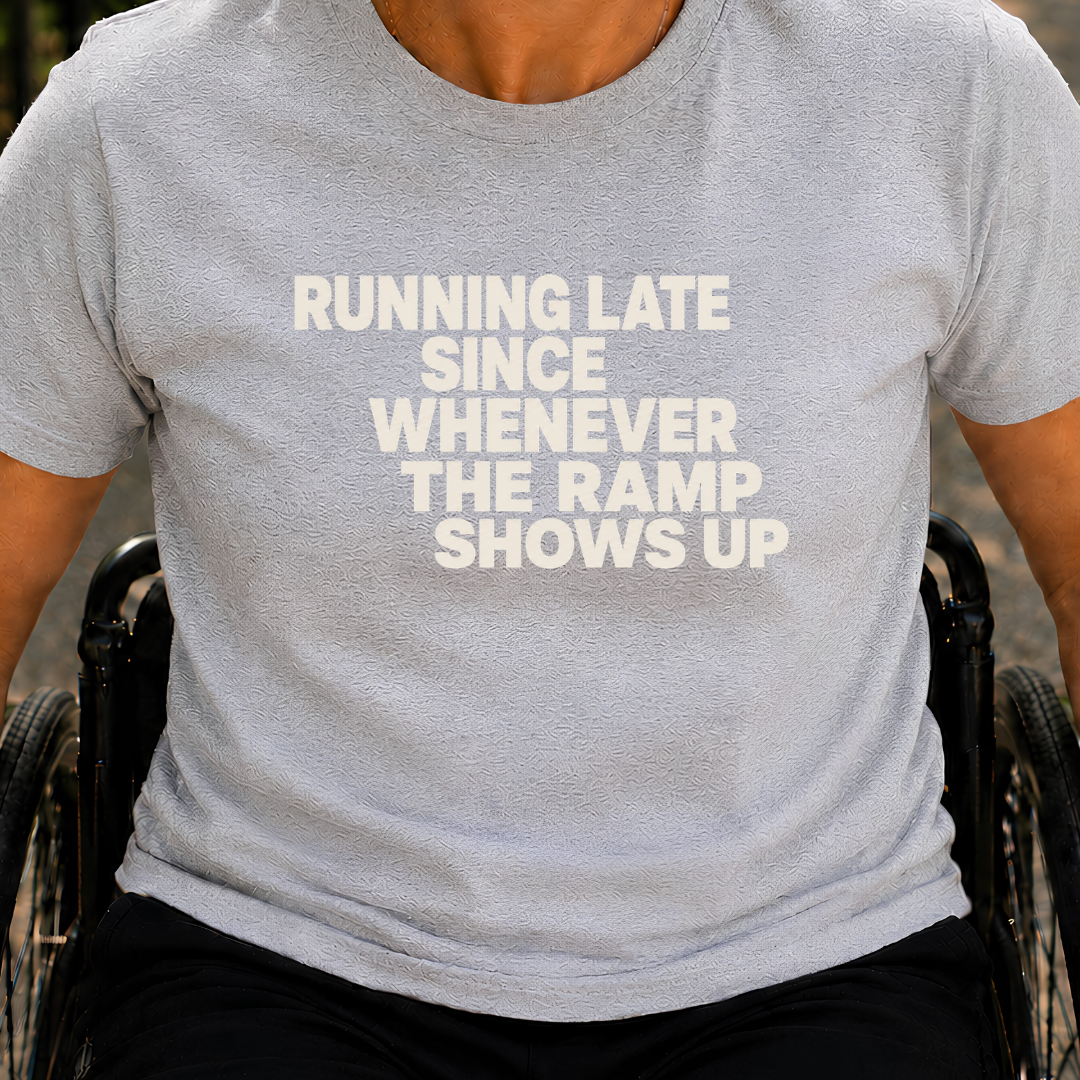 Printify T-Shirt Sport Grey / S Running Late T-Shirt Running Late T-Shirt