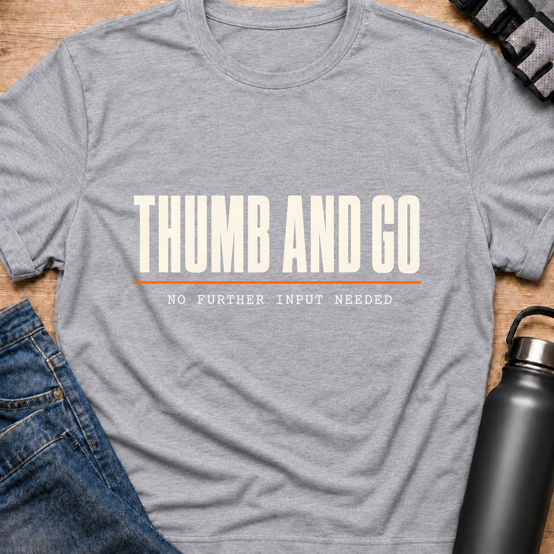 Printify T-Shirt Sport Grey / S Thumb & Go T-Shirt Thumb & Go T-Shirt